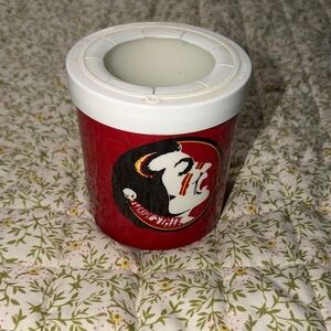 Vintage Florida State Seminoles Red Cooler Cup/Koozie